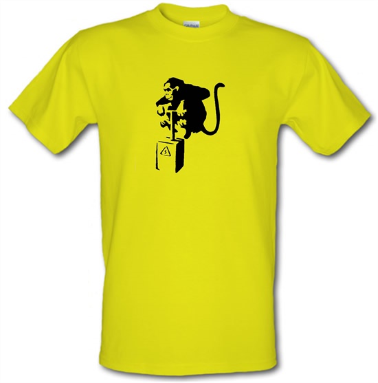 Banksy Monkey Detonator t-shirts